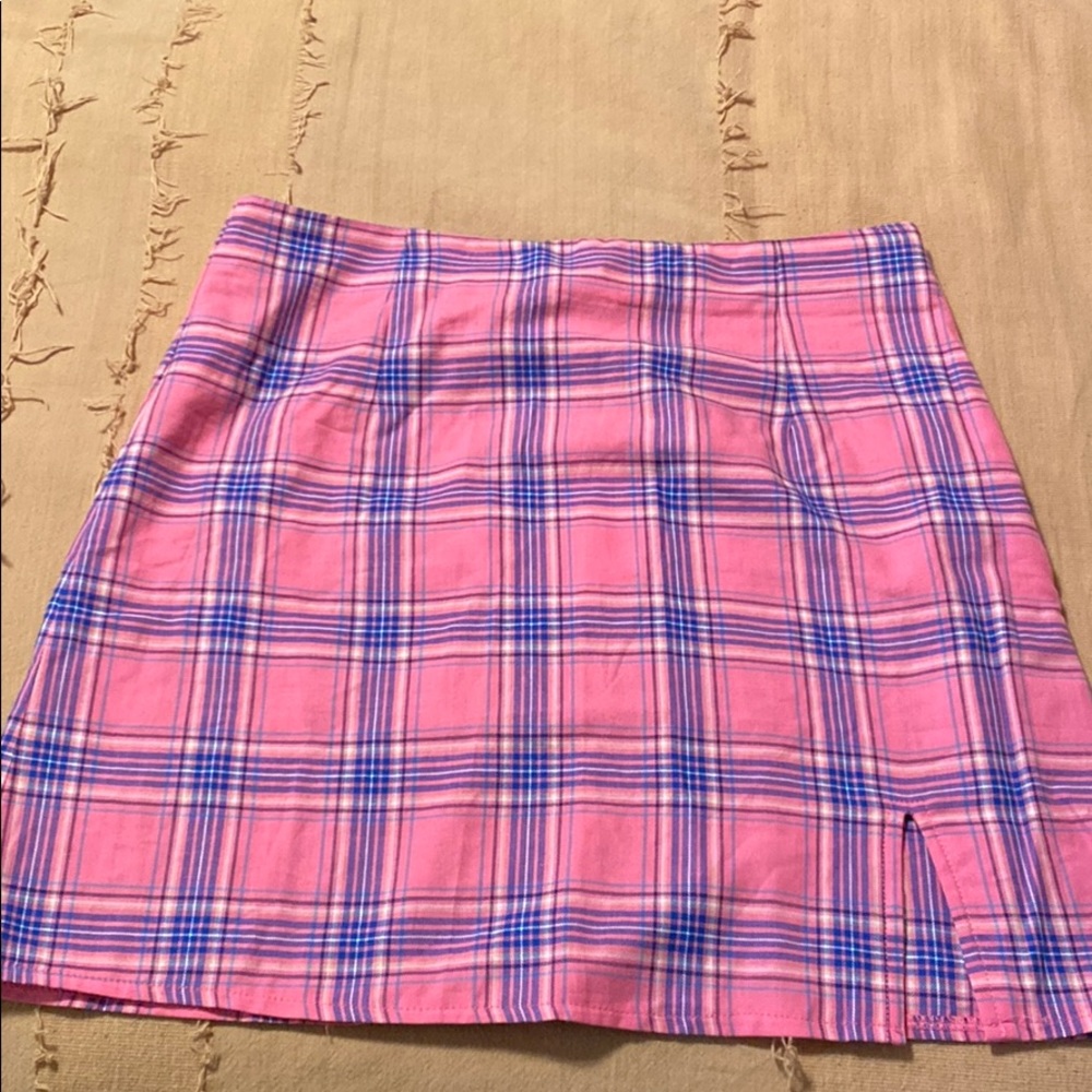 Princess Polly checkered mini skirt